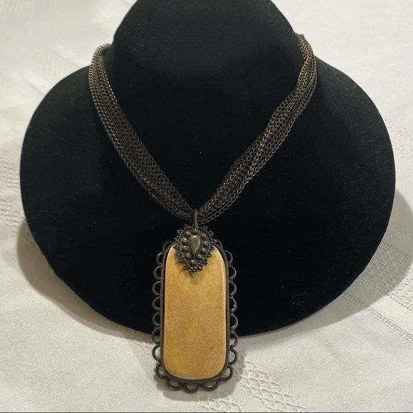 Vintage Jay Feinberg Multi Chain & Stone Necklace - Picture 3 of 7